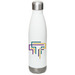TRANScend Water Bottles, a White Stainless Steel Water Bottle