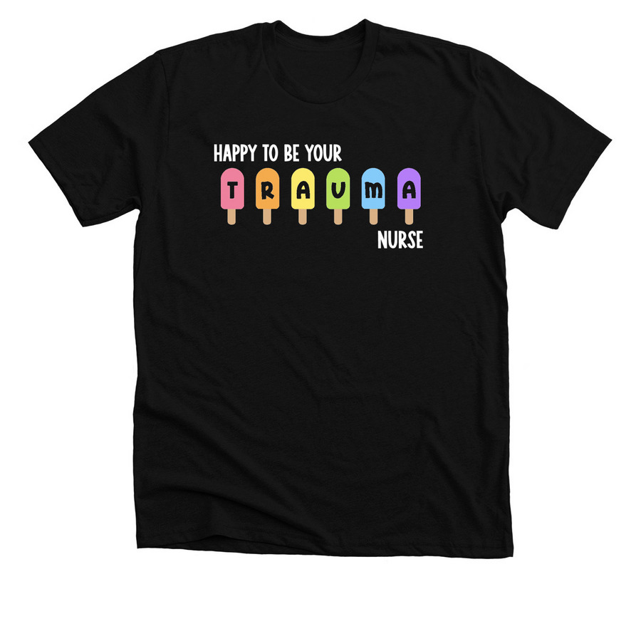 Summer- 7W Nurse, a Solid Black Blend Premium Unisex Tee