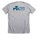 Toe Bean Fan Club, a Athletic Heather Premium Unisex Tee (back-view)