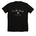 Save The Strays Tee, a Solid Black Blend Premium Unisex Tee (back-view)