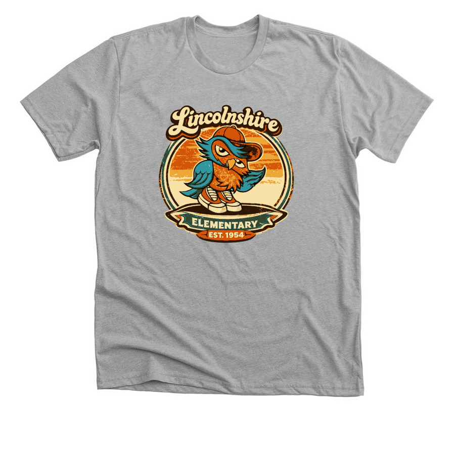 Linc Staff, a Athletic Heather Premium Unisex Tee
