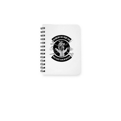 Surgical Squad&nbsp;, a White Spiral Notebook