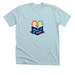 BookBuds Logo Shirts, a Heather Ice Blue Premium Unisex Tee