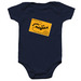 Small but Mighty, a Navy Infant Onesie
