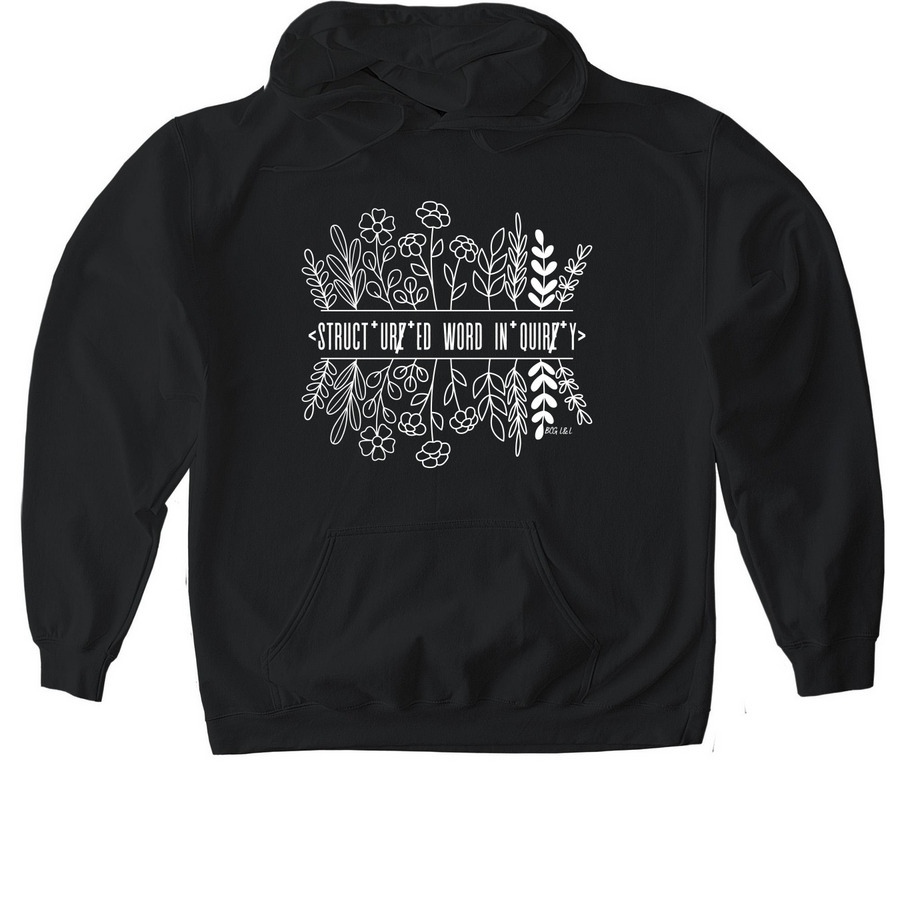 Flowers for Robbie, a Black Gildan Softstyle Pullover Hoodie