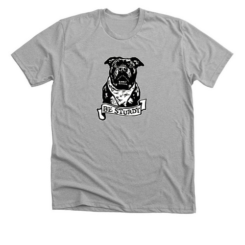 Be Sturdy Like Gertie!, a Athletic Heather Premium Unisex Tee
