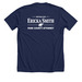 Ericka is Ready on Day One, a Solid Navy Blend Premium Unisex Tee (back-view)
