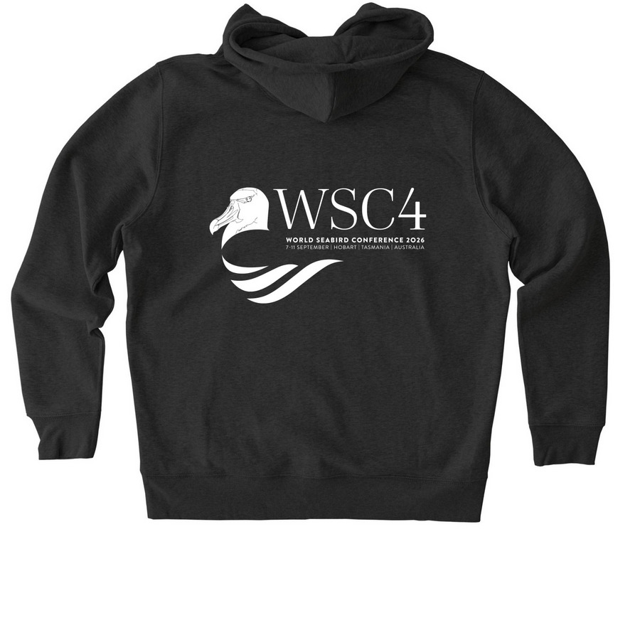 WSC4&nbsp;&nbsp;Zip Up Hoodie&nbsp;, a Dark Heather Grey Stanley/Stella Unisex Cultivator 2.0 Zip Up Pullover Hoodie (back-view)