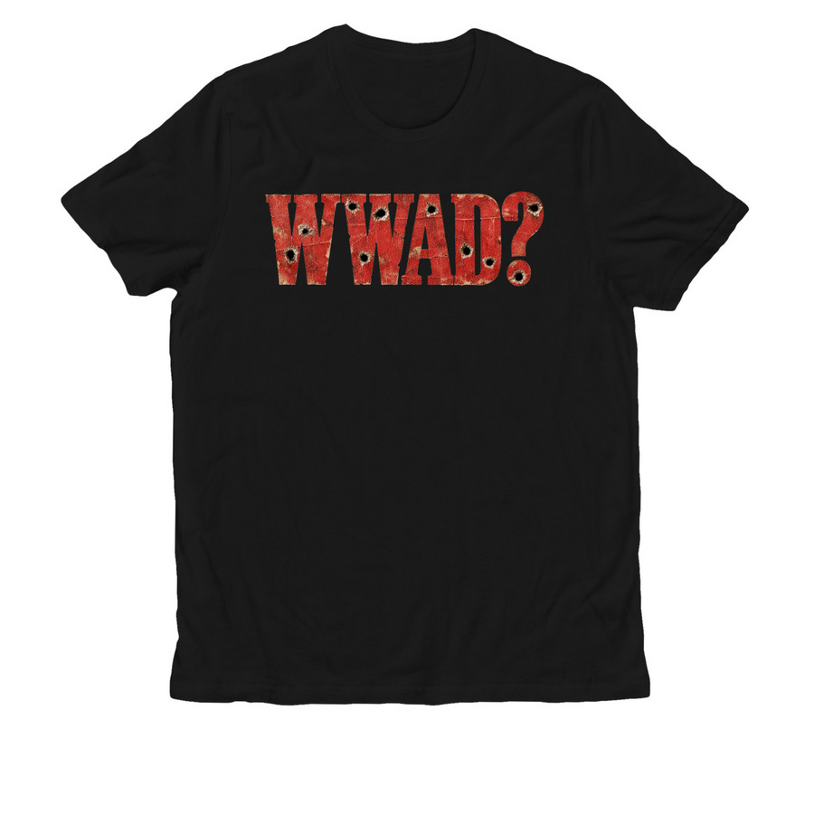 WWAD? Shirts, a Deep Black Allmade Organic Cotton Unisex Tee