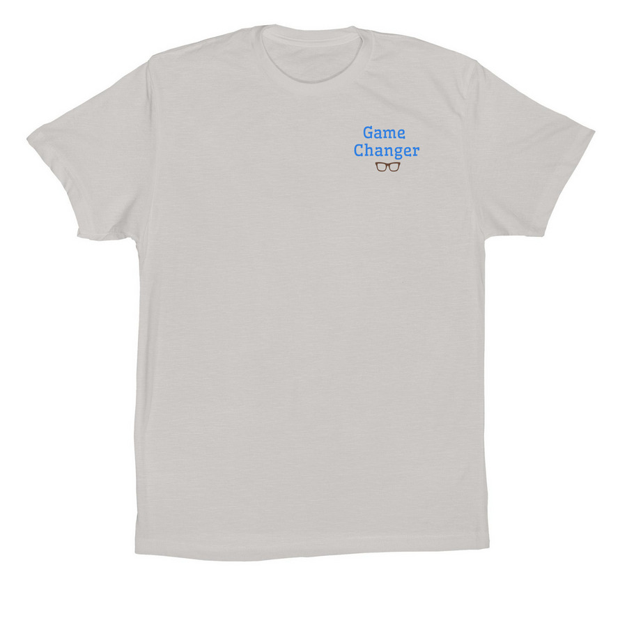 Vinnie?s Game Changer, a Solid Athletic Grey Premium Cotton Tee