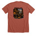 Rise. Kill. Eat.&nbsp;, a Heather Clay Premium Unisex Tee (back-view)