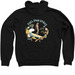 Fuel Your Stoke Zip Ups, a Black Zip Up Hoodie (back-view)