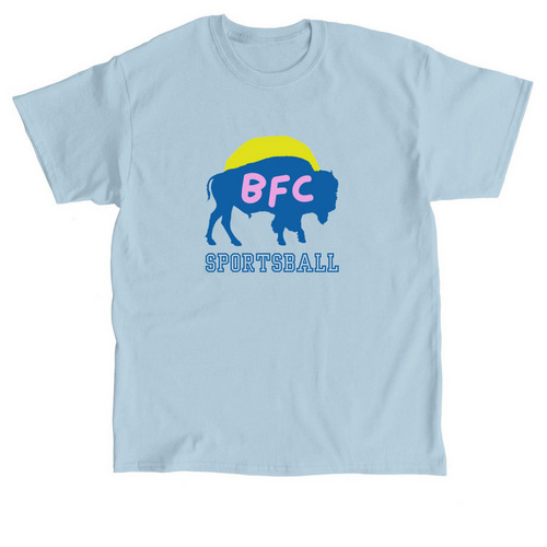 BFC Sportsball Team Tshirt, a Light Blue Classic Unisex Tee