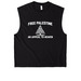 Zach Bryan Free Palestine Tank Top Shirt, a True Black Heavyweight Garment Dye Muscle Tee
