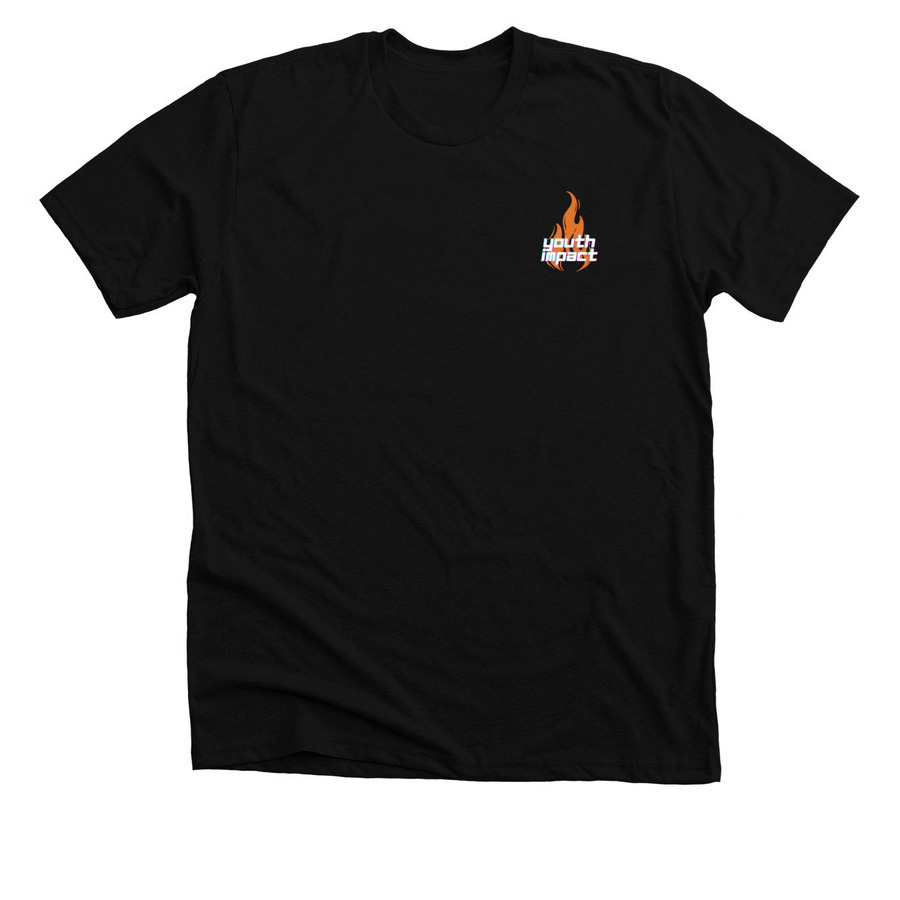 Youth Impact, a Solid Black Blend Premium Unisex Tee