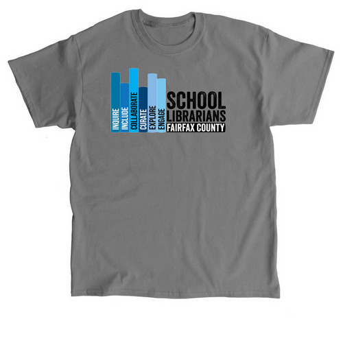 School Librarians of Fairfax County, a Charcoal Classic Unisex Tee