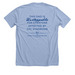 Unstoppable Dad, a Heather Baby Blue Premium Unisex Tee (back-view)