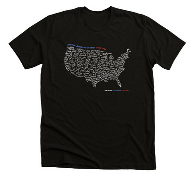 We the Readers - U.S. Authors, a Black Heather Premium Unisex Tee