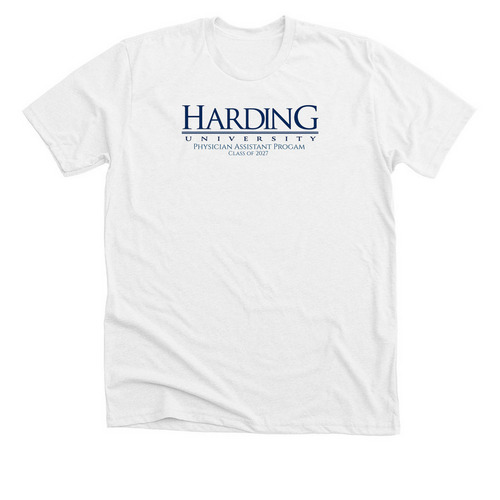 Harding University PA Program Merch, a Solid White Blend Premium Unisex Tee