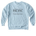 Large Black UOP Logo, a Chambray Comfort Colors Crewneck Sweatshirt