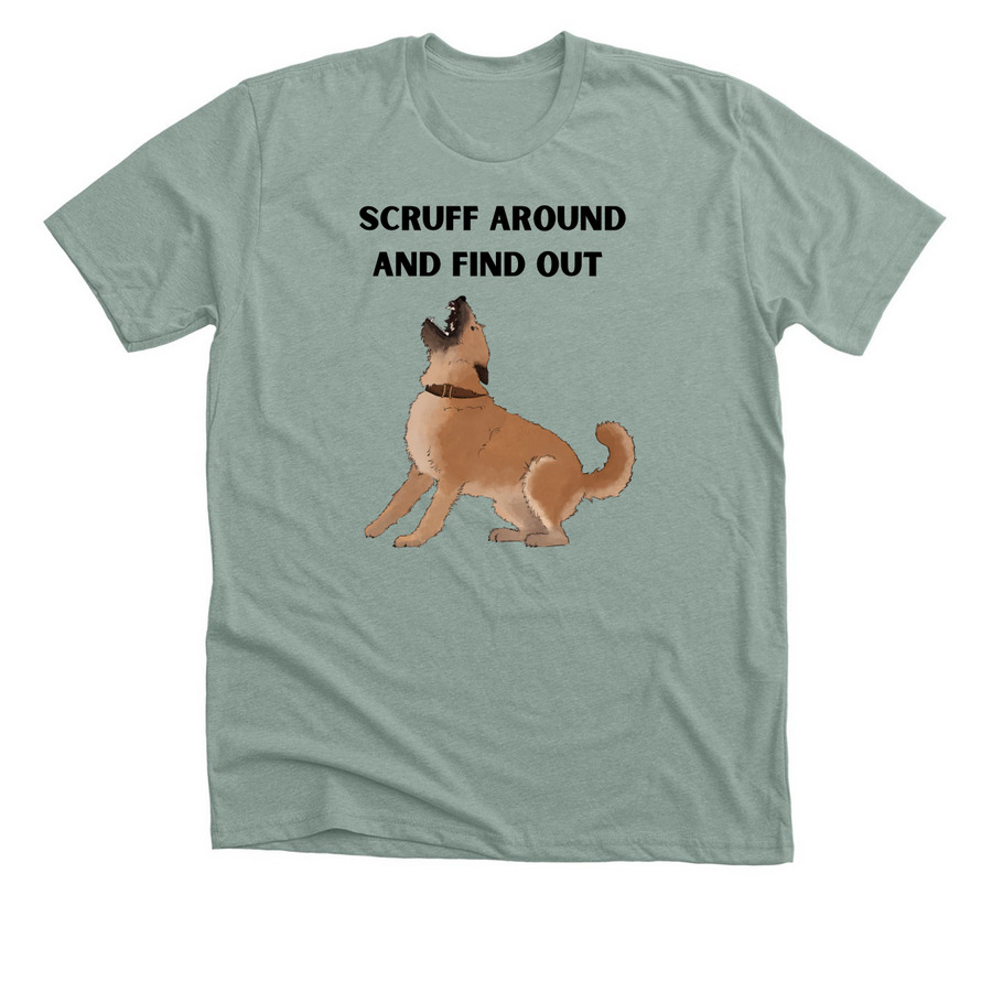 SAFO Laekenois, a Heather Sage Premium Unisex Tee