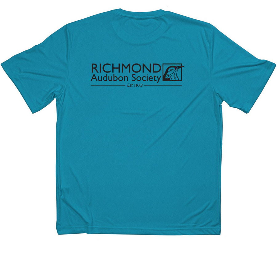 RAS Athletic Wear, a Atomic Blue Classic Performance Tee (back-view)