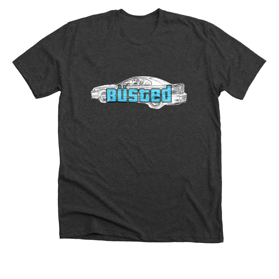 1st edition B?sted T-shirt, a Dark Grey Heather Premium Unisex Tee