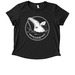 NATURALIST Gray Whale Front & Naturalist Back, a Space Black Allmade Eco Triblend Women?s Scoop Neck Tee