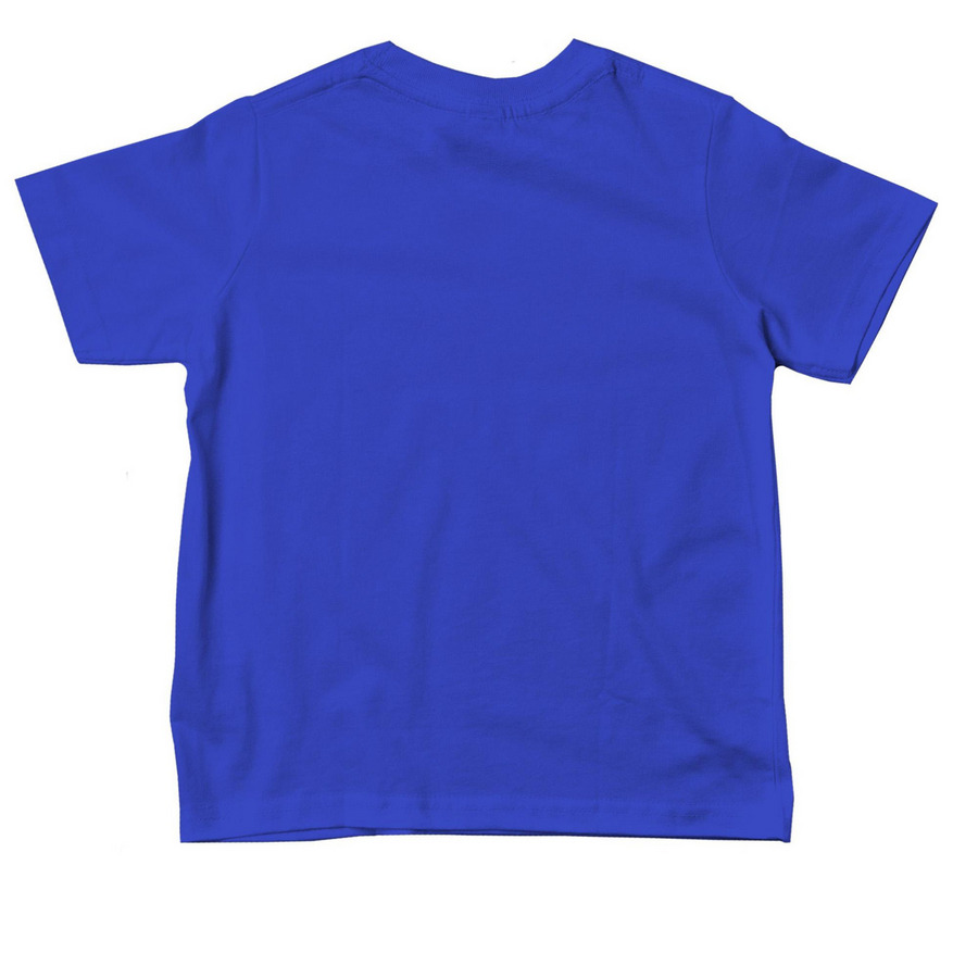 YouTube@BunnyBoogieandFriends, a Royal Blue Toddler Tee (back-view)