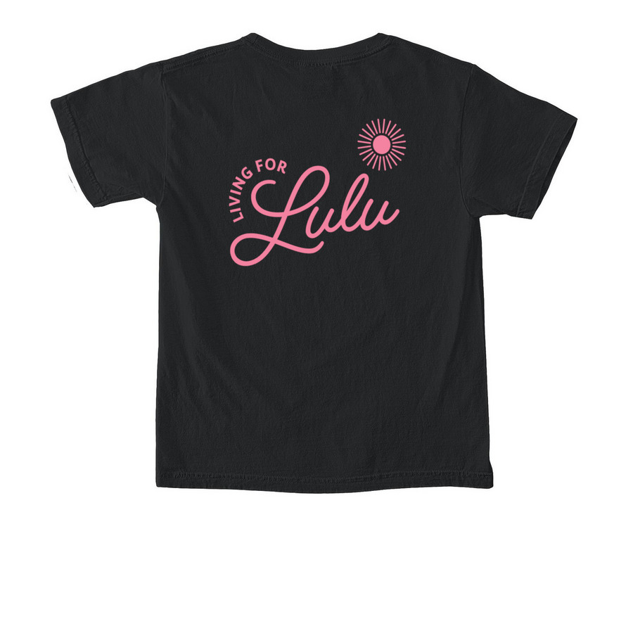 New Spring/Summer Merch!&nbsp;, a Black Comfort Colors Youth Tee (back-view)