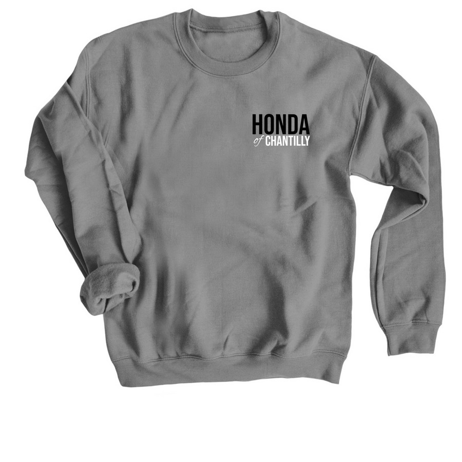 CREWNECK, a Charcoal Crewneck Sweatshirt