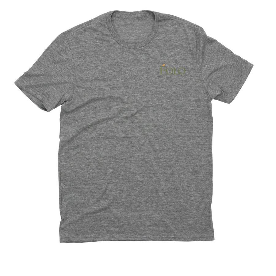 FOLO WEAR, a Aluminum Grey Allmade Eco Triblend Unisex Tee