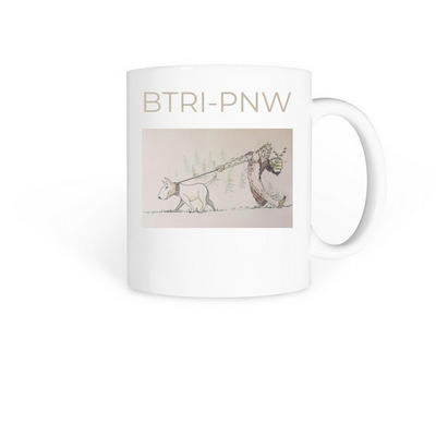 Bigfoot bully, a White Coffee Mug