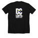 DC Progress Pride Flag, a Solid Black Blend Premium Unisex Tee (back-view)