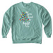 Let your heart be Light ACC Adult Shirts, a Seafoam Comfort Colors Crewneck Sweatshirt
