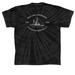 100th Anniversary Adult Tie Dye T-shirt, a Black Classic Tie Dye Tee (back-view)