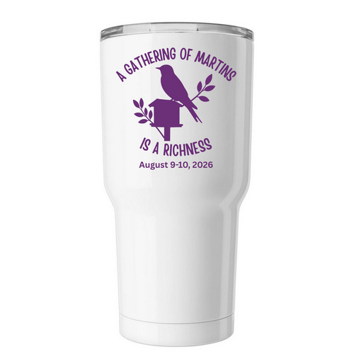 Richness Tumblers, a White Insulated Tumbler