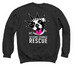 NYCSCR Vintage Logo, a Black Crewneck Sweatshirt (back-view)