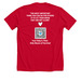 Wael Rouk, a Solid Red Blend Premium Unisex Tee (back-view)