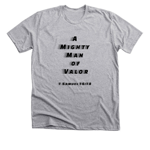 Mighty Man, a Athletic Heather Premium Unisex Tee