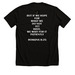 He Who Finds A Wife, a Solid Black Blend Premium Unisex Tee (back-view)