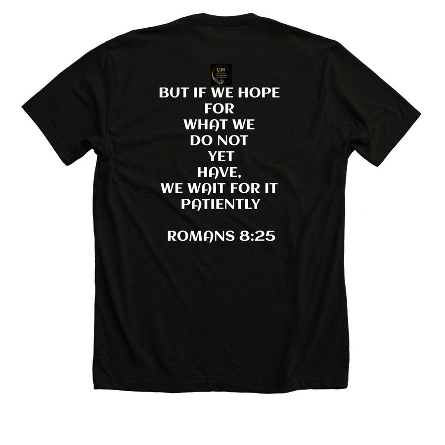 He Who Finds A Wife, a Solid Black Blend Premium Unisex Tee (back-view)