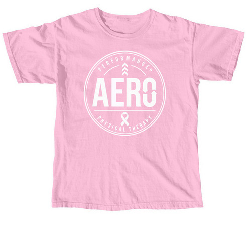Aero Breast Cancer Awareness, a Blossom Comfort Colors Unisex Tee