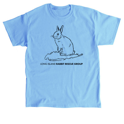 Long Island Rabbit Rescue, a Carolina Blue Classic Unisex Tee