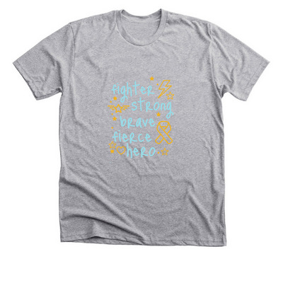 Team Andrew, a Athletic Heather Premium Unisex Tee