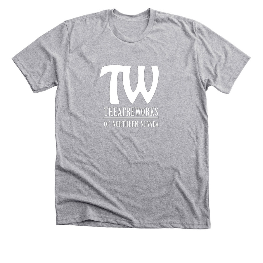 TWNN Logo'd Gear!, a Athletic Heather Premium Unisex Tee