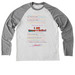 I AM QUEER + CALLED (light colors), a Aluminum Grey/ Bright White Allmade Eco Triblend Colorblock Raglan Long Sleeve Tee