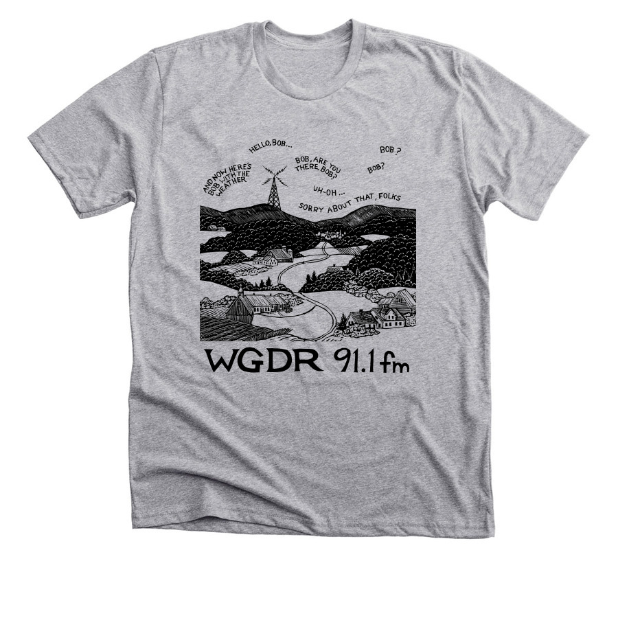 Classic WGDR "Hello Bob", a Athletic Heather Premium Unisex Tee