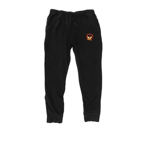 Libertas Joggers, a Black Midweight Fleece Joggers