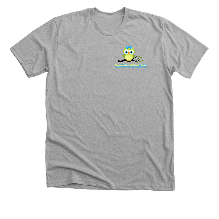 Accept/Understand/Love, a Athletic Heather Premium Unisex Tee